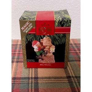 Hallmark Ornament Elfin Whittler Unisex OS Multi Vintage Magic Light Motion
